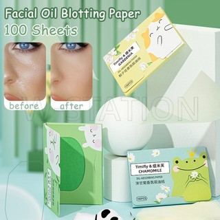 Set 100 tờ giấy thấm dầu chăm sóc da mặt dễ thương