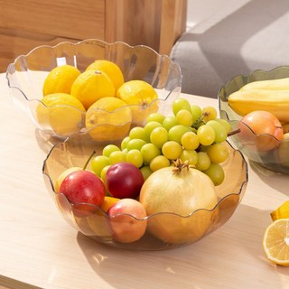 Đĩa đựng trái cây khô bánh kẹo trái cây trong suốt độc đáo