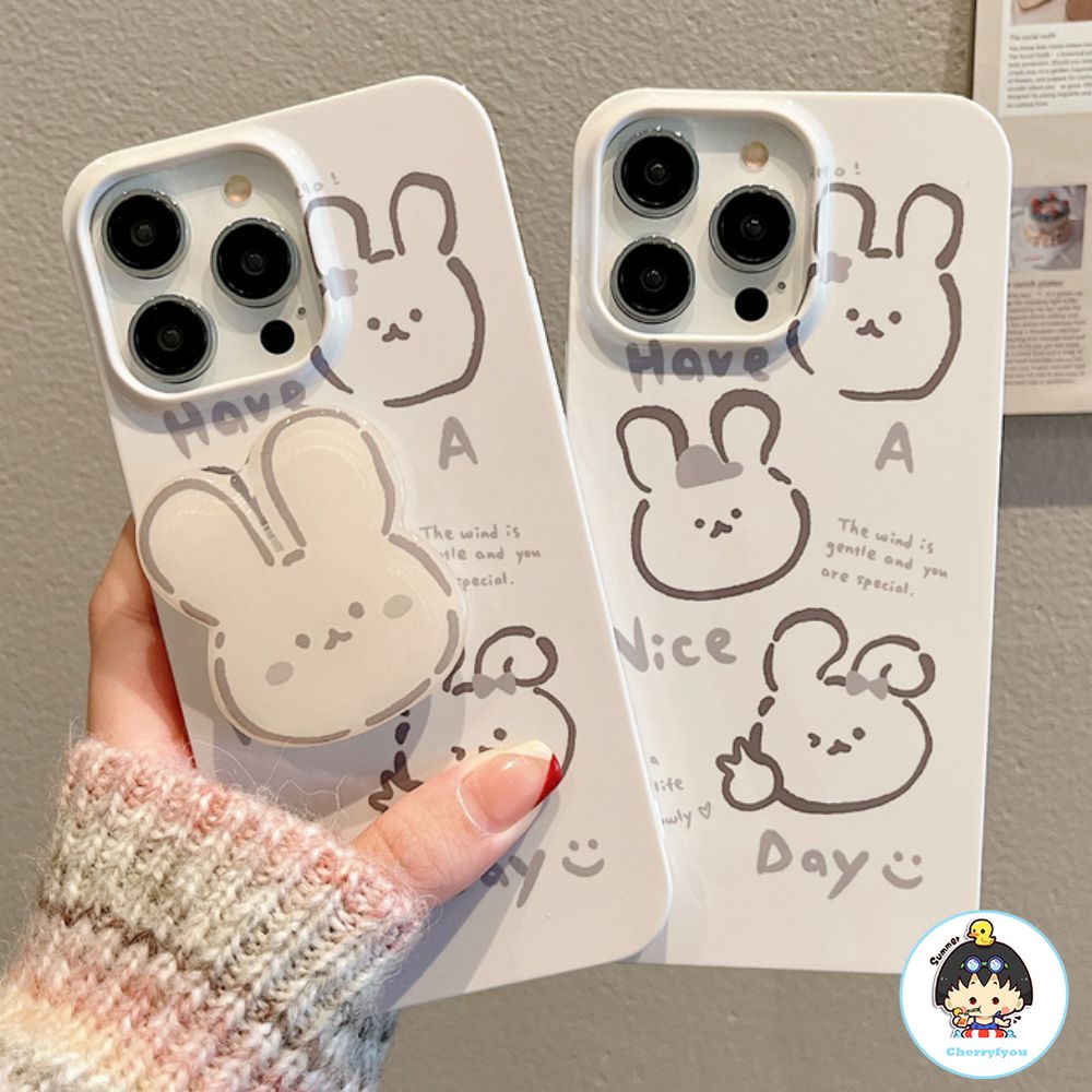 Ốp Điện Thoại TPU Dẻo Họa Tiết Hoạt Hình Phong Cách Graffiti Kèm Giá Đỡ Cho iPhone 11 12 13 14 Pro Max