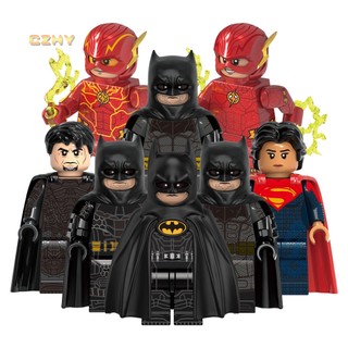 Mô hình g0123 justice league bat general zod supergirl the flash man dc