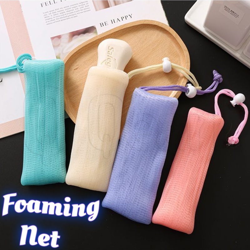 Túi Lưới Xốp Dày 6 Lớp Tạo Bọt Xà Phòng / Tạo Bọt Rửa Mặt Thông Dụng Cho SPA