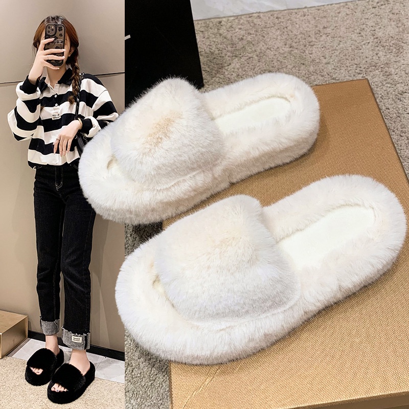 HHH Dép Lông Đế Dày 2023NEW mùa hè dép quai hậu Xinh Xắn