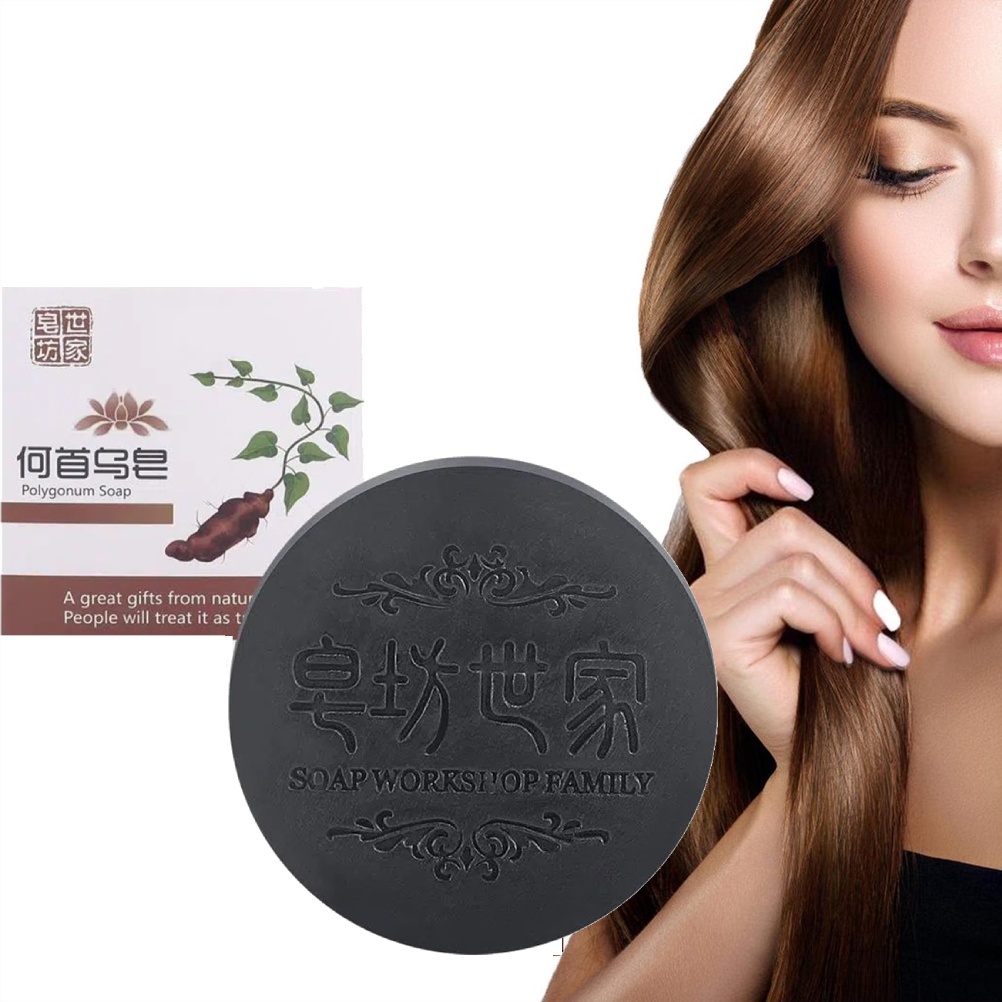 Dầu Gội Thanh Polygonum Polygonum Xà Phòng Thúc Đẩy Mọc Tóc Xà Phòng Handmade Làm Đen Da Dầu Gội Mặt Xà Phòng JULYSTAR