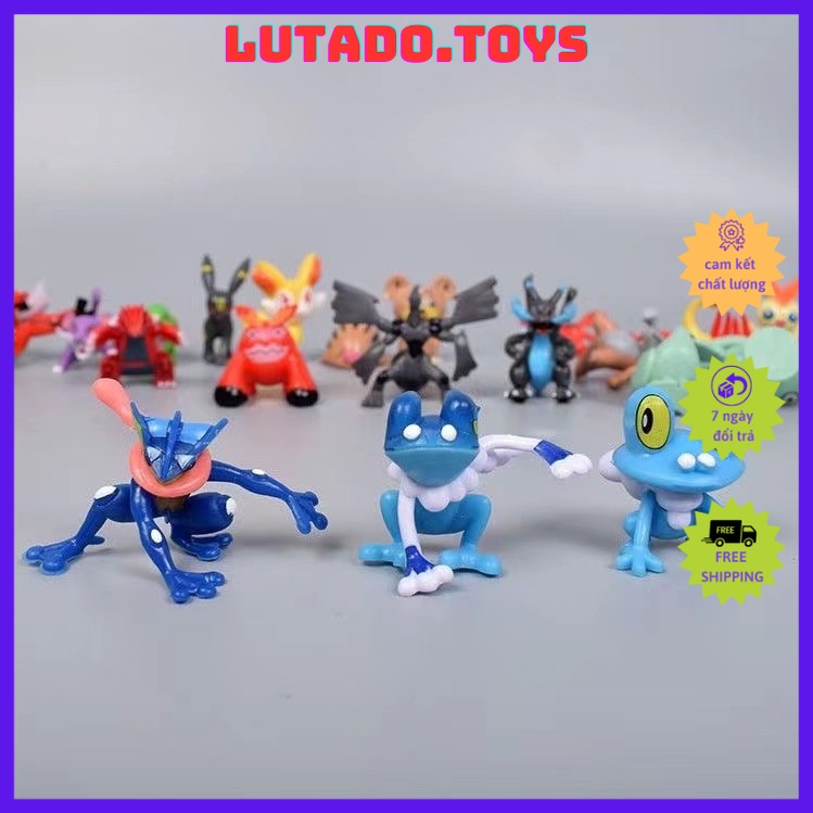 Bộ Siêu Tập Mô hình Pokemon đáng yêu cho bé trai và gái vừa chơi vừa để trang trí