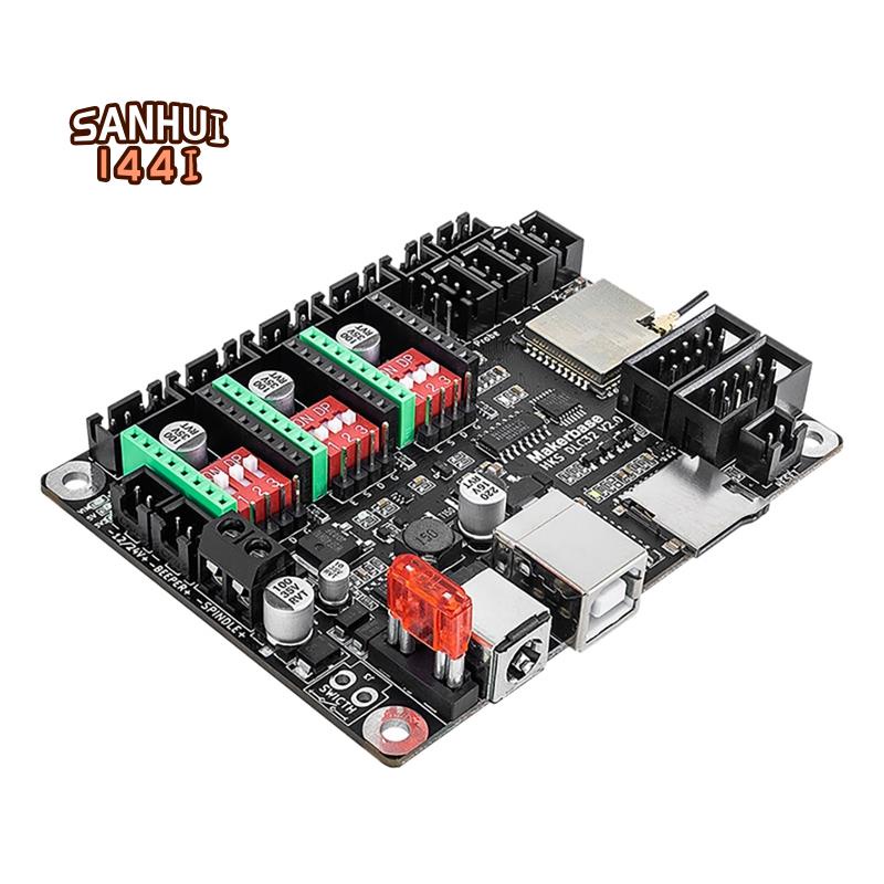 Mks dlc32 v2.0 điều khiển ngoại tuyến 32bits esp32 wifi grbl tft máy khắc laser để bàn diy bo mạch chủ đa năng