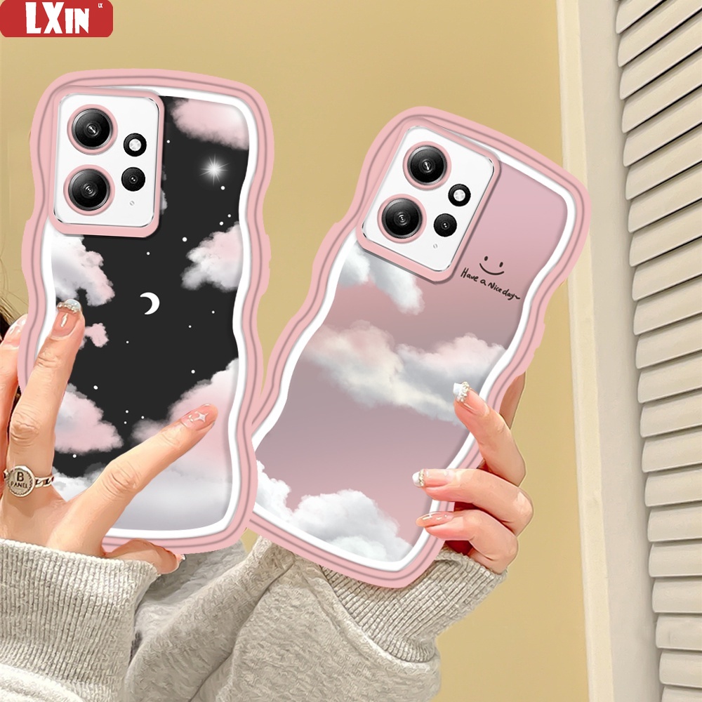 Ốp lưng mềm redmi 12 note 12 poco c40 a1 a2 10c 10a 9c 9t note 11s 10 5g 10s 9s 8 pro xiaomi poco m5s m3 x3 pro nfc moon stars clouds wave edge tpu vỏ điện thoại