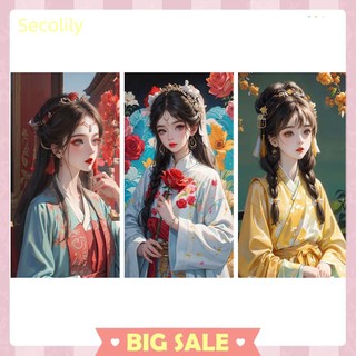 Thêu đầy đủ eco-cotton thread 11ct in girl cross stitch kit tác phẩm nghệ thuật