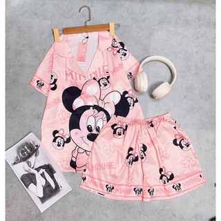 (Chubby Bigsize) Bộ Lụa Xước ĐÙI 5D Bigsize 50-95kg BD09