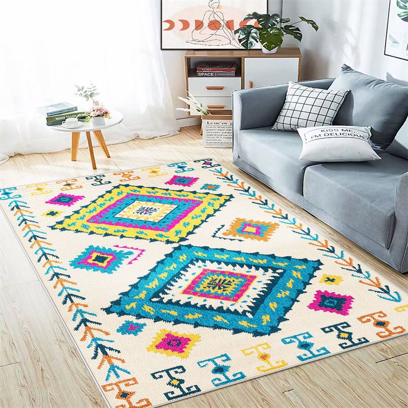 Bắc âu retro thảm phong cách dân tộc phòng khách thảm trang trí 80 * 120cm thảm hình chữ nhật