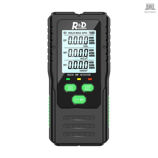 3in1 Multifunctional Electric Field Magnetic Field RF Radiation Detector Handheld Electromagnetic Radiation Tester EMF Meter Portable Radio Frequency Detect Meter