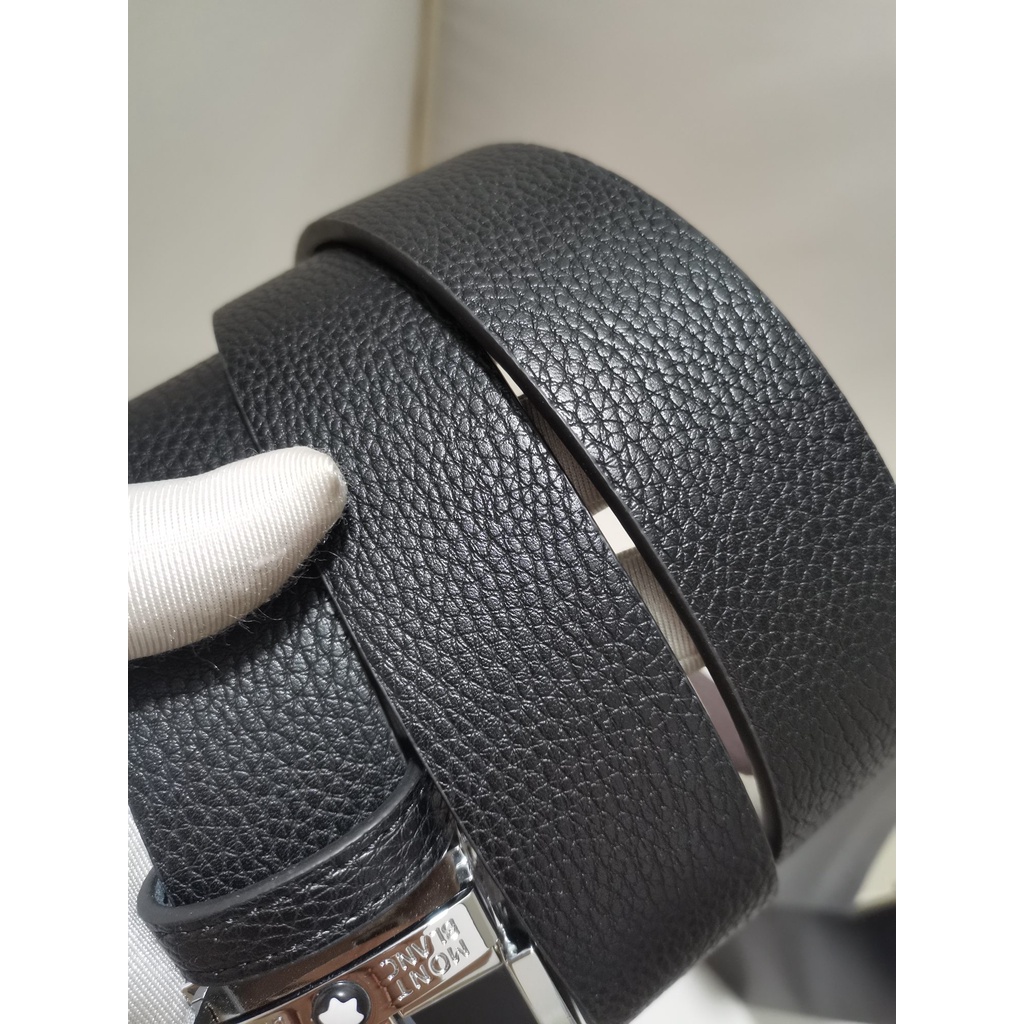 Montblanc thắt lưng nam da thật dây đeo thắt lưng sang trọng quần jean ghim khóa thắt lưng hộp quà