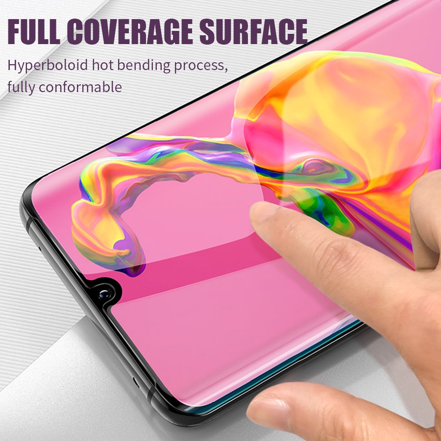 Bảo vệ màn hình bằng kính cường lực cong đầy đủ cho huawei p30 p40 p50 pro mate 20 30 40 nova 8 9 10 pro