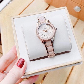 Đồng hồ nữ rose gold case 30mm ak/3212lprg + 6% shopee