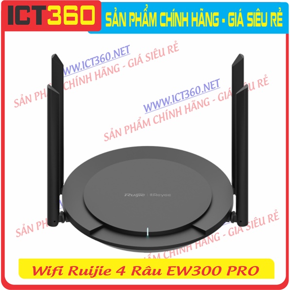Bộ phát WiFi 4 râu 300Mbps Ruijie RG-EW300 PRO