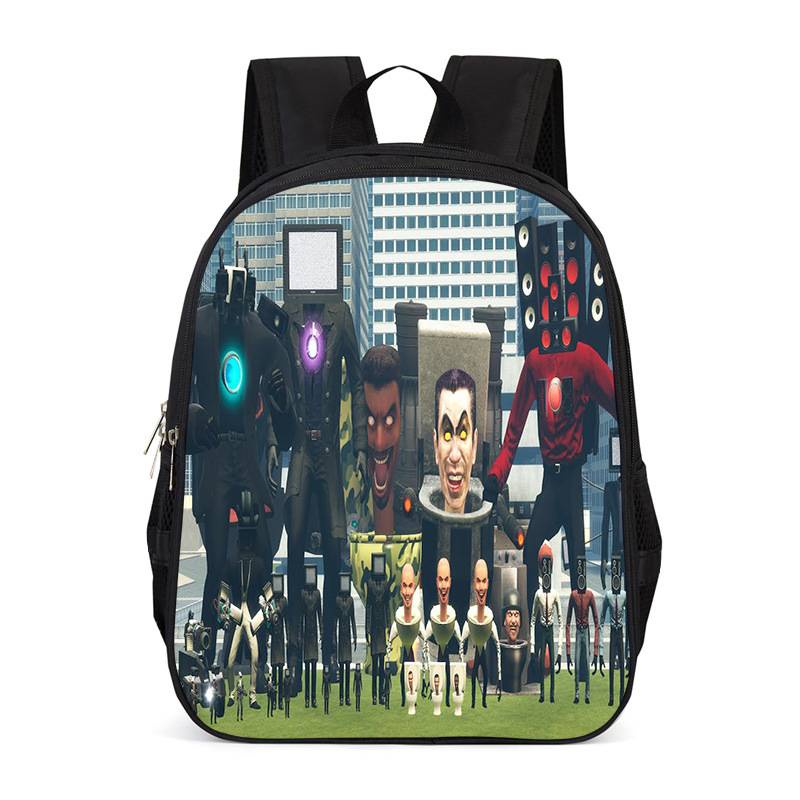 Ere1 skibidi toilet tv man audio man ba lô cho nữ nam sinh viên dung tích lớn thời trang cá tính túi đa năng