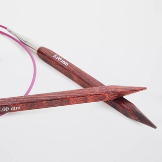 Kim đan vòng gỗ Cubics thân vuông, dài 100cm, nhập khẩu từ Knitpro, đan áo, váy, đầm, khăn