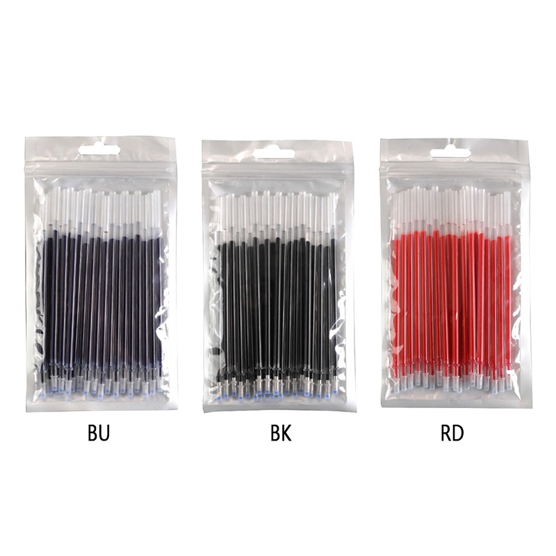 Set 20 Ruột Bút Kim Loại Ngòi 0.38mm Ngòi 0.5mm Thay Thế