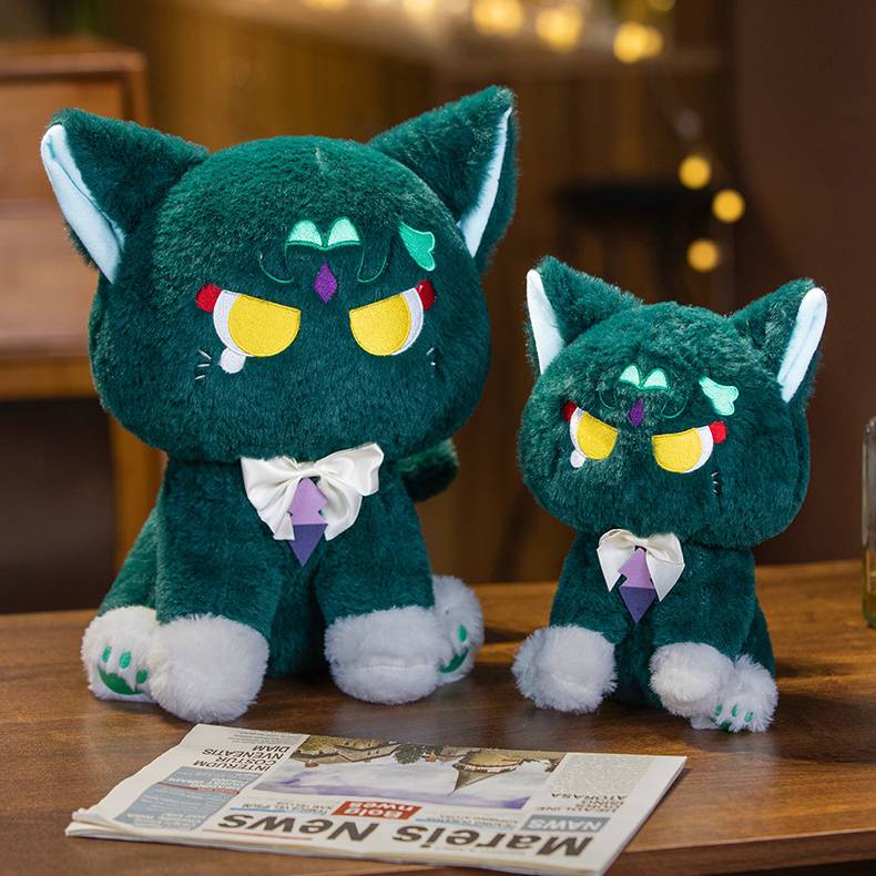 Ere1 genshin impact xiao cat búp bê sang trọng quà tặng cho bé gái trang trí nội thất teyvat sở thú nhồi bông đồ chơi cho trẻ em bộ sưu tập