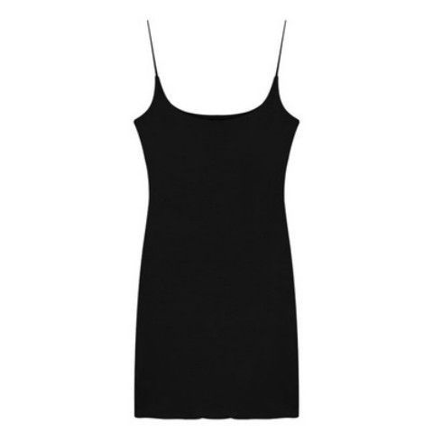 DUNEA Phụ Nữ sexy Màu Rắn Bó Sát Đầm Trơn