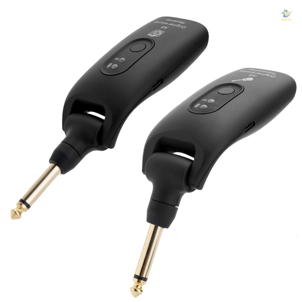 Hệ thống guitar không dây 3elife 2.4g bộ phát và thu guitar điện tích hợp pin có thể sạc lại phạm vi truyền 30m