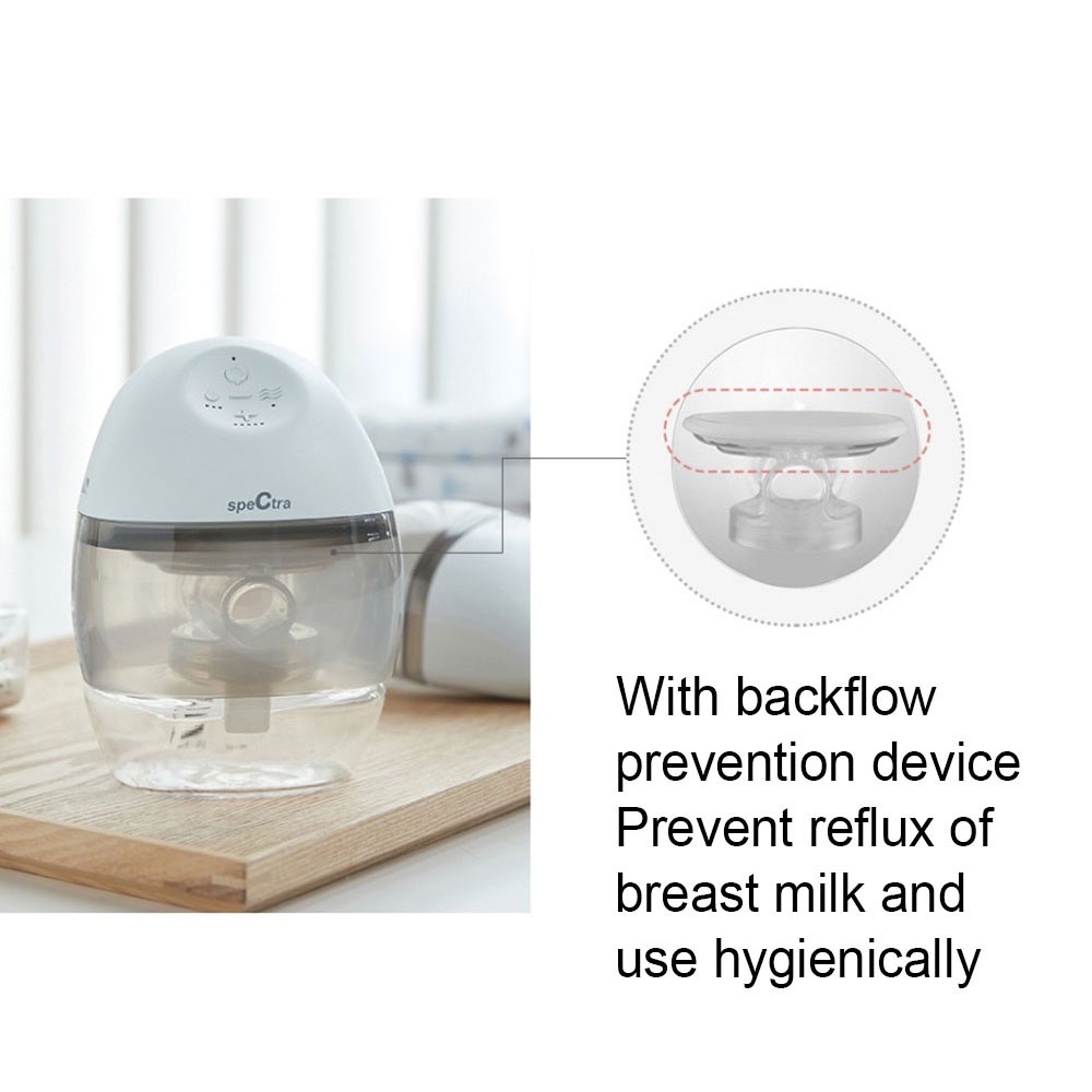 Spectra Compatible Set with Wearable Breast Shield Pump Funnel Head Bottle