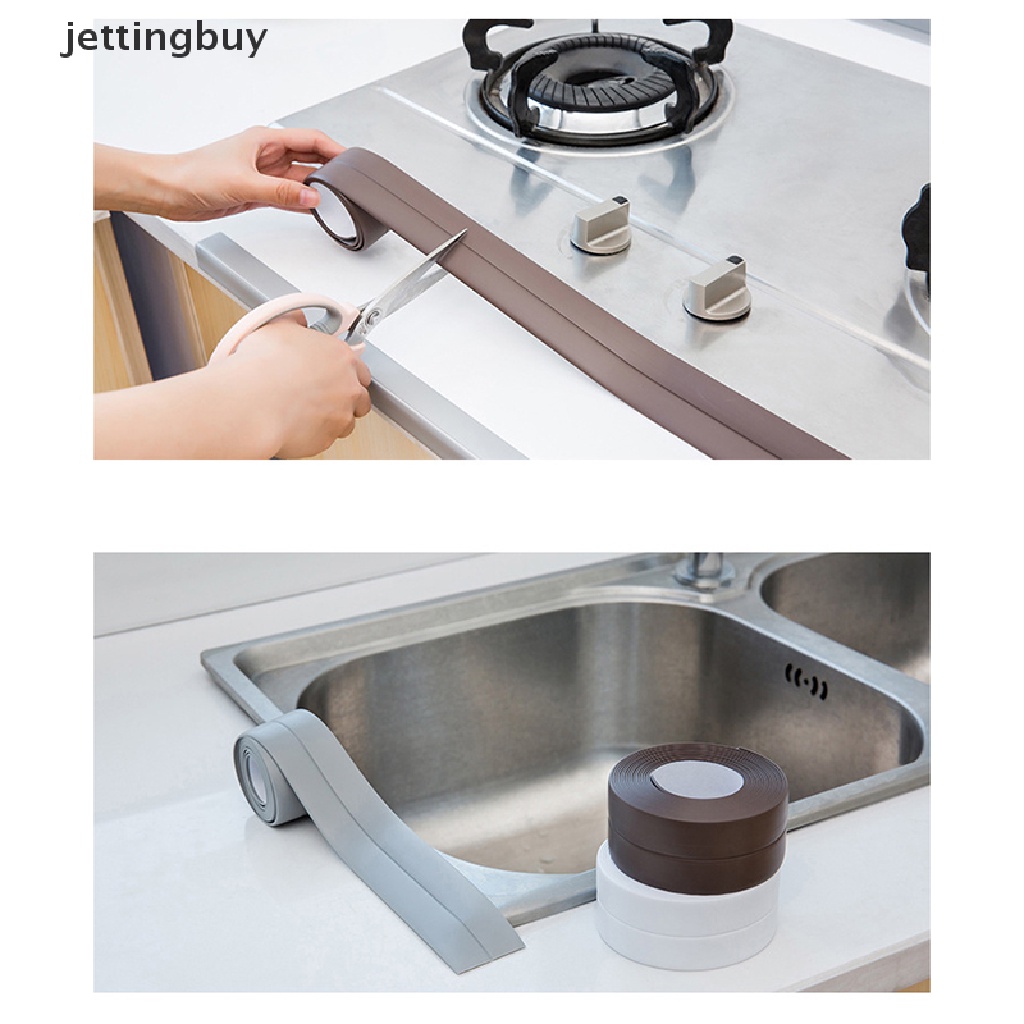 Băng keo JETTING PVC tự dính dán viền gốm/ góc tường/ bồn rửa chén đa năng