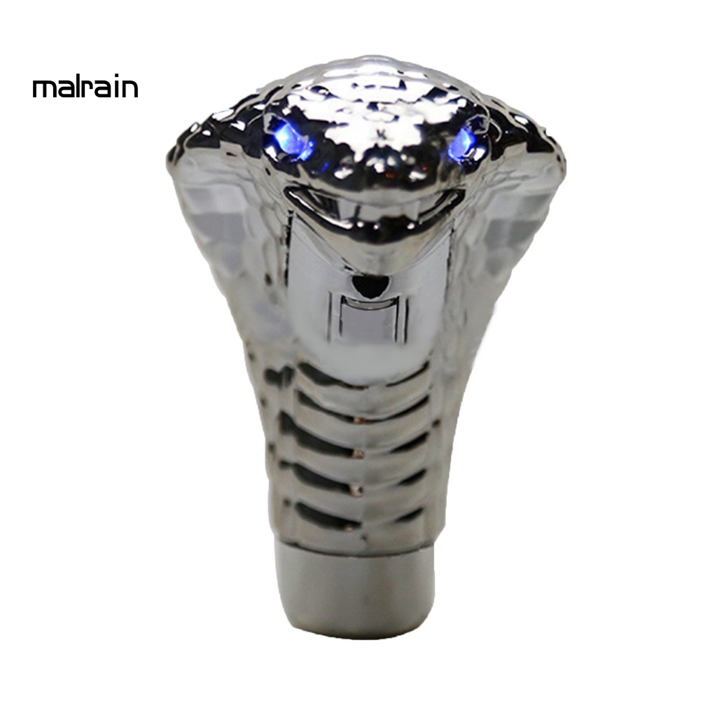 Tay Nắm Cần Số Xe Hơi Thiết Kế Rắn Hổ Mang Có Đèn LED