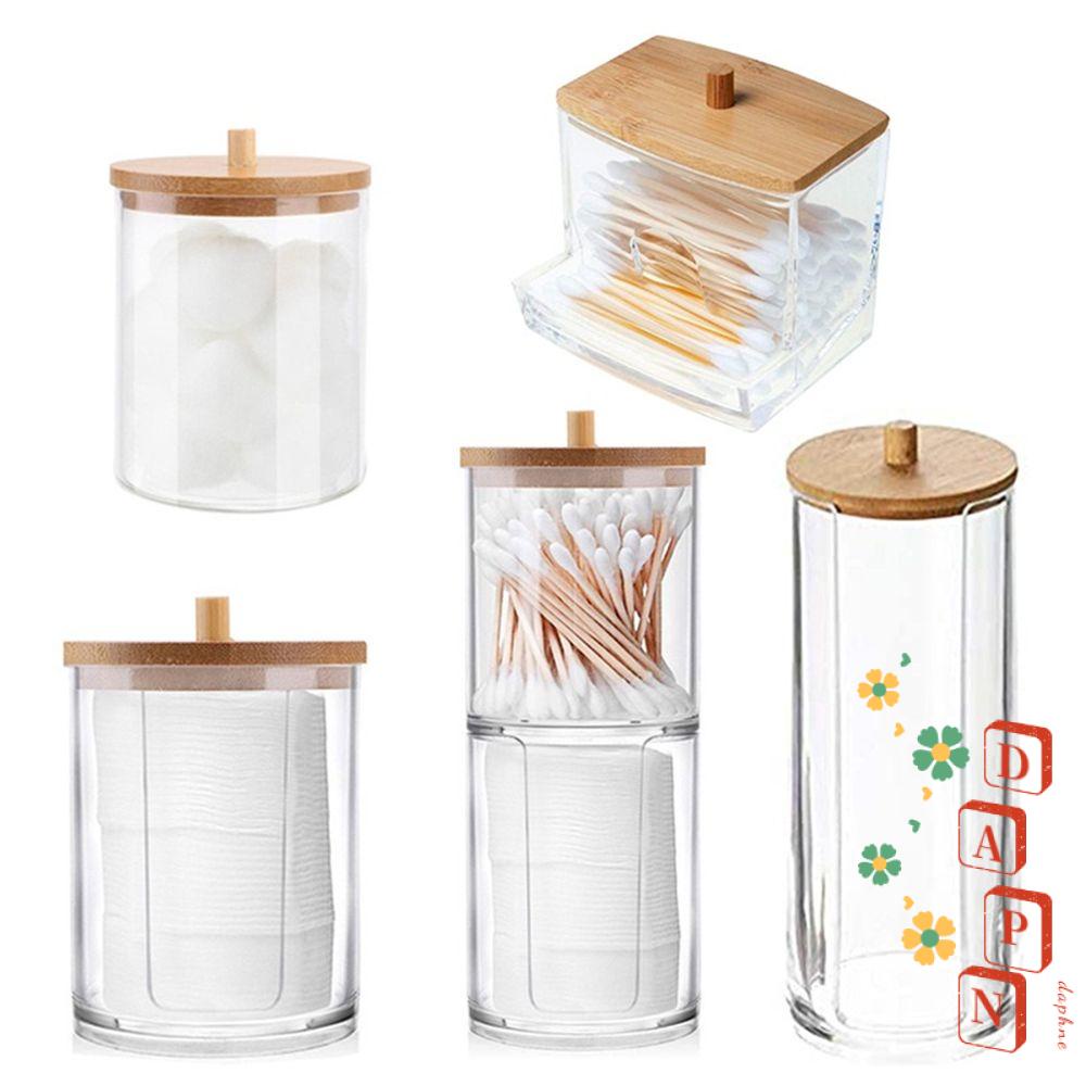 Hộp Đựng Bông Tẩy Trang DAPHS Trong Suốt Chống Bụi