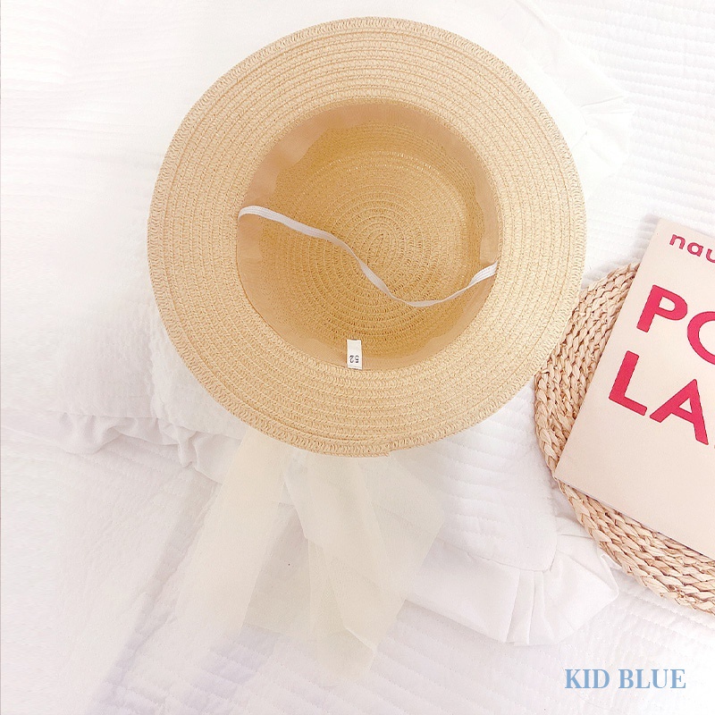 Mũ Cói Rộng Vành Chống Nắng Thiết Kế Mới Thời Trang Mùa Hè Dành Cho Bé