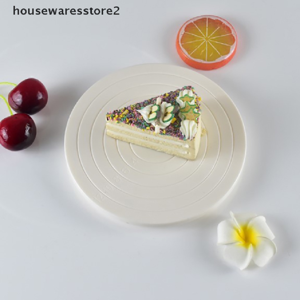 Bàn Xoay Làm Bánh Bằng Nhựa 14cm 2 Cái DIY