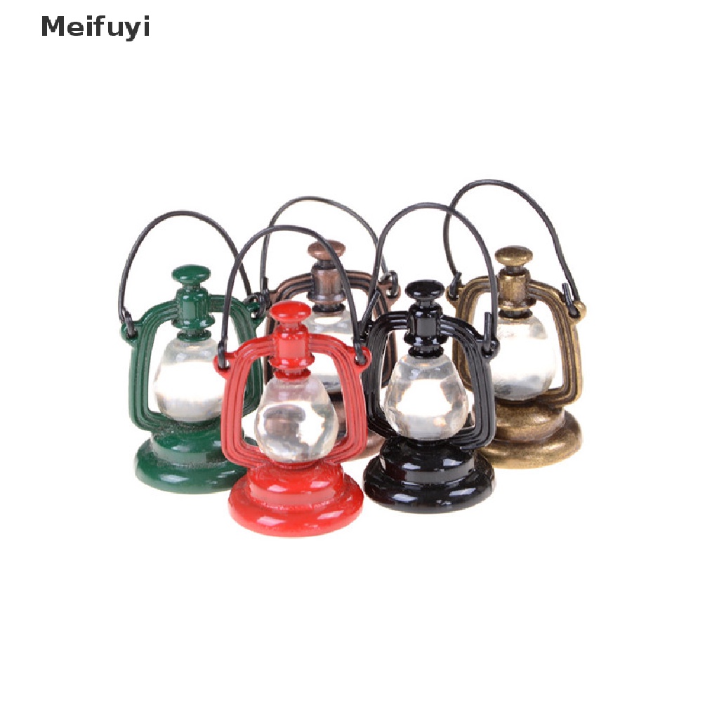 Đèn Dầu Mini Phong Cách Retro Trang Trí Nhà Búp Bê Tỉ Lệ 1: 6 / 1: 12