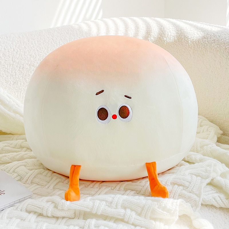 Gấu bông ins gió siêu mềm nhỏ hấp bánh bao sofa phòng khách gối bé gái futon gối dễ thương tatami bay window đệm lưng
