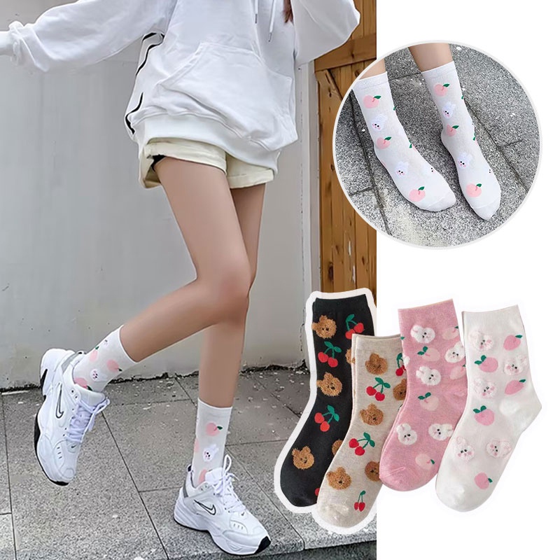 Vớ Cổ Cao Thoáng Khí Thời Trang Mùa Hè Cho Nữ