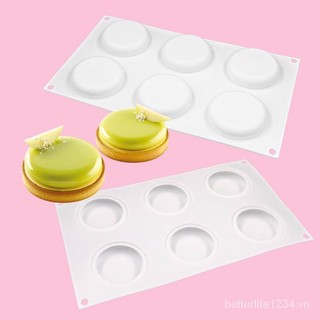  Khuôn Làm Bánh Mousse   Bánh Tart   Socola   Xà Phòng Hình Oval Kết Nối 6 Ngăn Tiện Lợi 