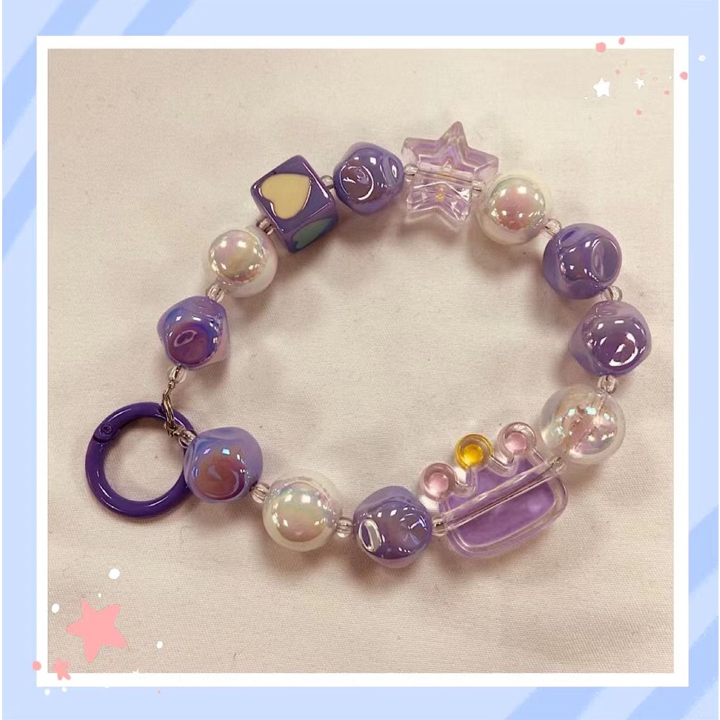 Vòng Tay Chuỗi Hạt Hình Vương Miện Cho Điện Thoại