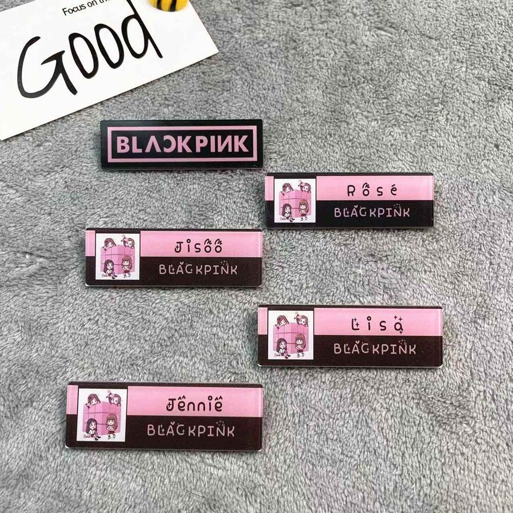 Blackpink Ghim Cài Áo Hình Hoa Hồng Bằng Nhựa WMES15H