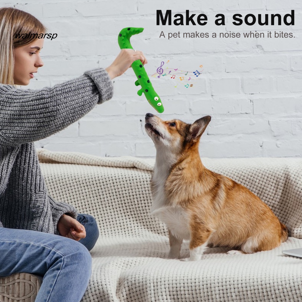 Đồ Chơi Gặm Hình Thằn Lằn Hoạt Hình Có Âm Thanh Vui Nhộn Cho Thú Cưng