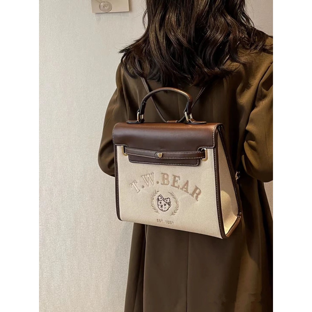 Túi Xách Đeo Vai Kelly Sức Chứa Lớn Mẫu Mới 2023 Phong Cách Retro Hàn Quốc Cho Nữ