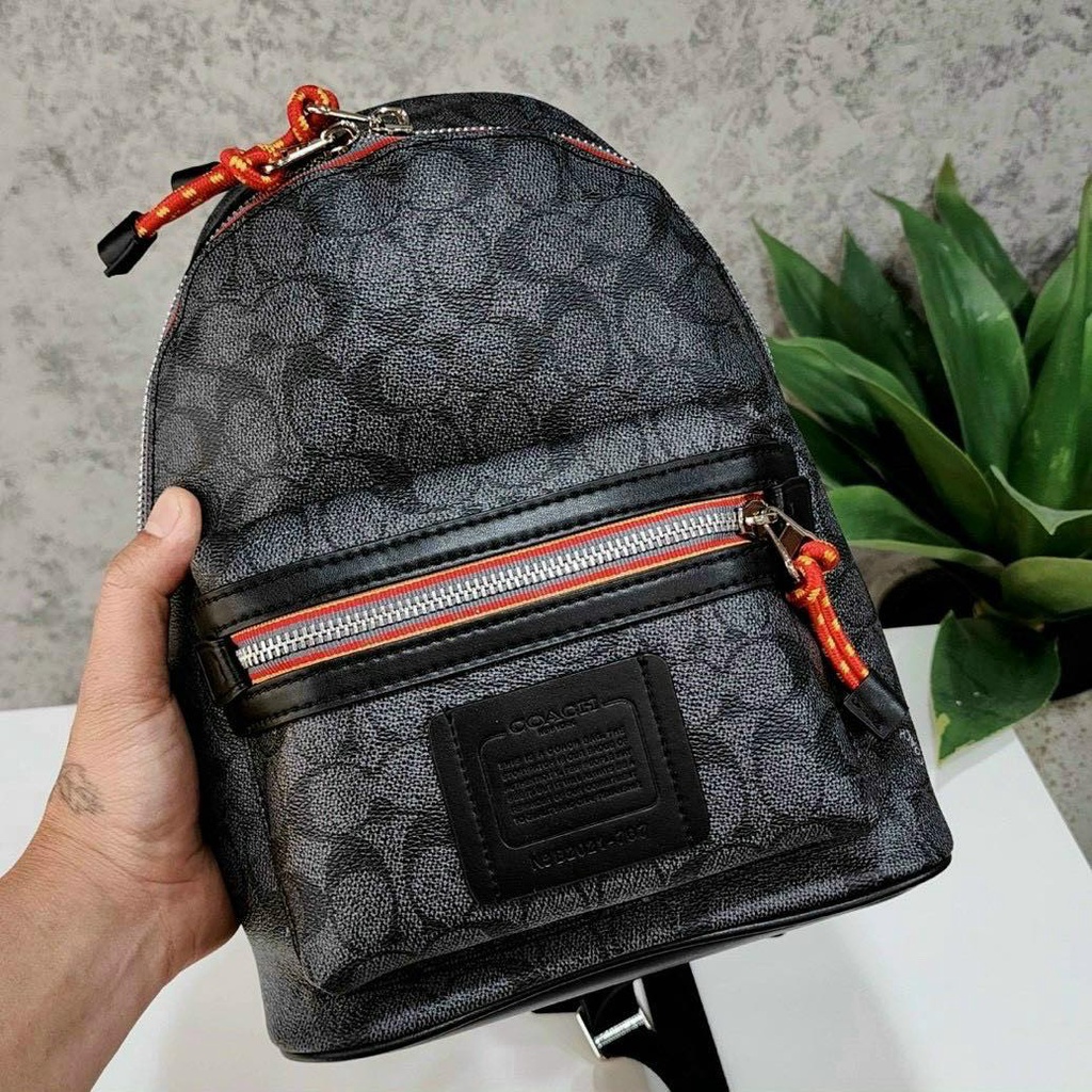 Balo Nam Nữ COACH - ACADEMY PACK IN SIGNATURE CANVAS WITH VARSITY ZIPPER