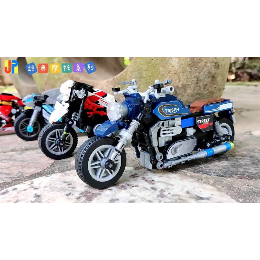 Mô Hình Lắp Ráp Lego Xe Mô Tô Lamborghini Ducati Thích Hợp Làm Quà Tặng Sinh Nhật Cho Bé