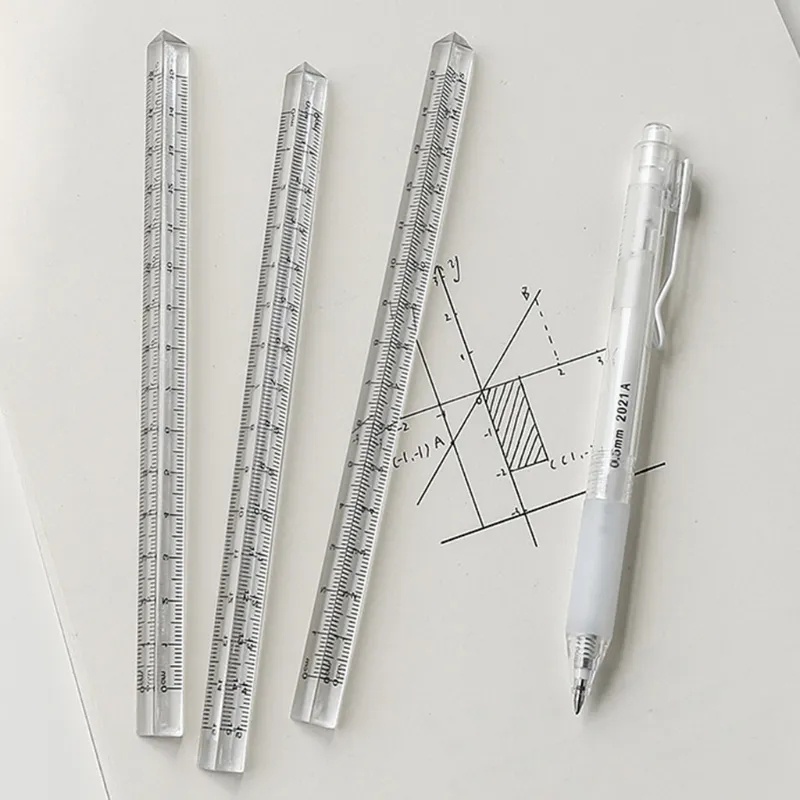 Thước Thẳng Đo Lường Trong Suốt 15cm / 20cm Đa Ứng Dụng