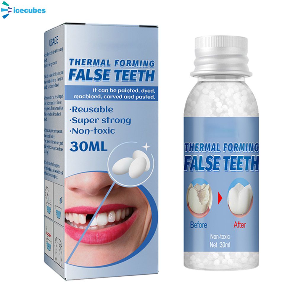 30Ml Để Sửa Chữa Tạm Thời Gel Rắn Có Thể Đúc Hàng Ngày Tự Làm Đạo Cụ Tạo Mẫu Hạt Sửa Chữa Răng Icecube