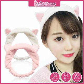 Băng đô cài tóc rửa mặt, trang điểm phong cách hàn quốc