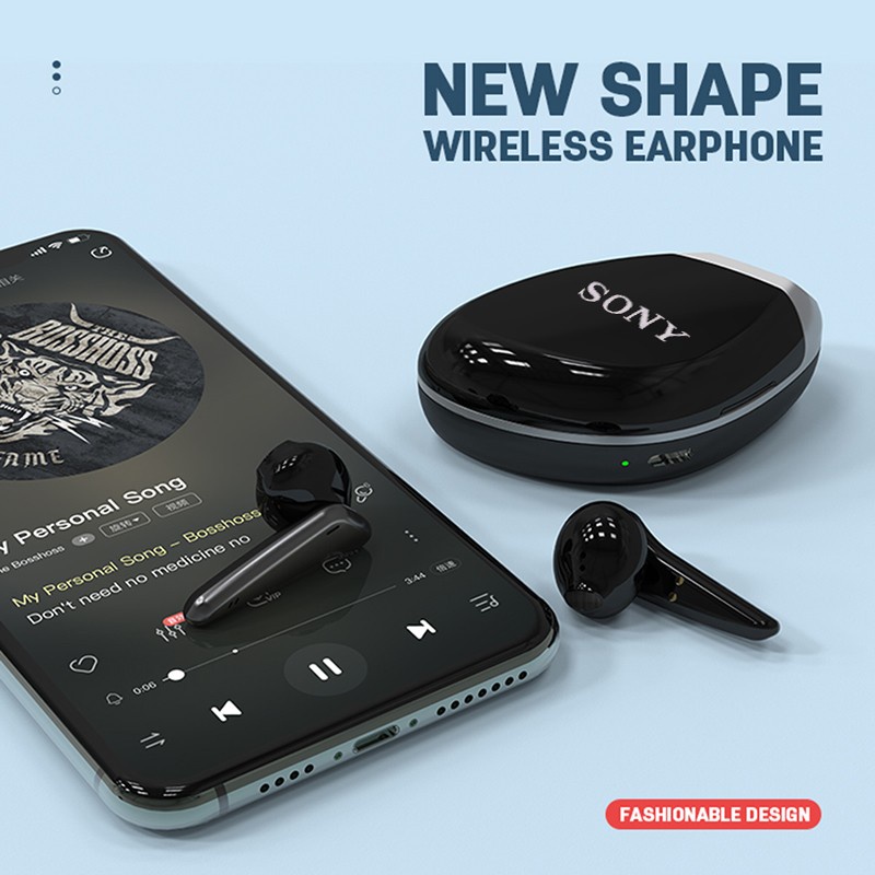 Tai Nghe Bluetooth Không Dây SONY TWS Chống Nước Có Mic Cảm Ứng Âm Thanh HIFI