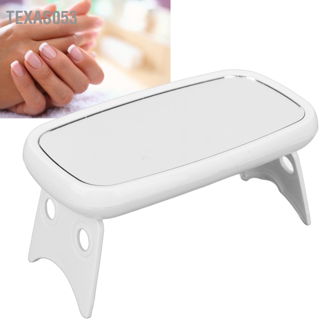 Gương Trang Điểm Móng Tay Bằng Tia UV Sạc USB Thiết Kế Nhỏ Gọn Kèm Giá Đỡ Có Thể Gập Lại Tiện Dụng