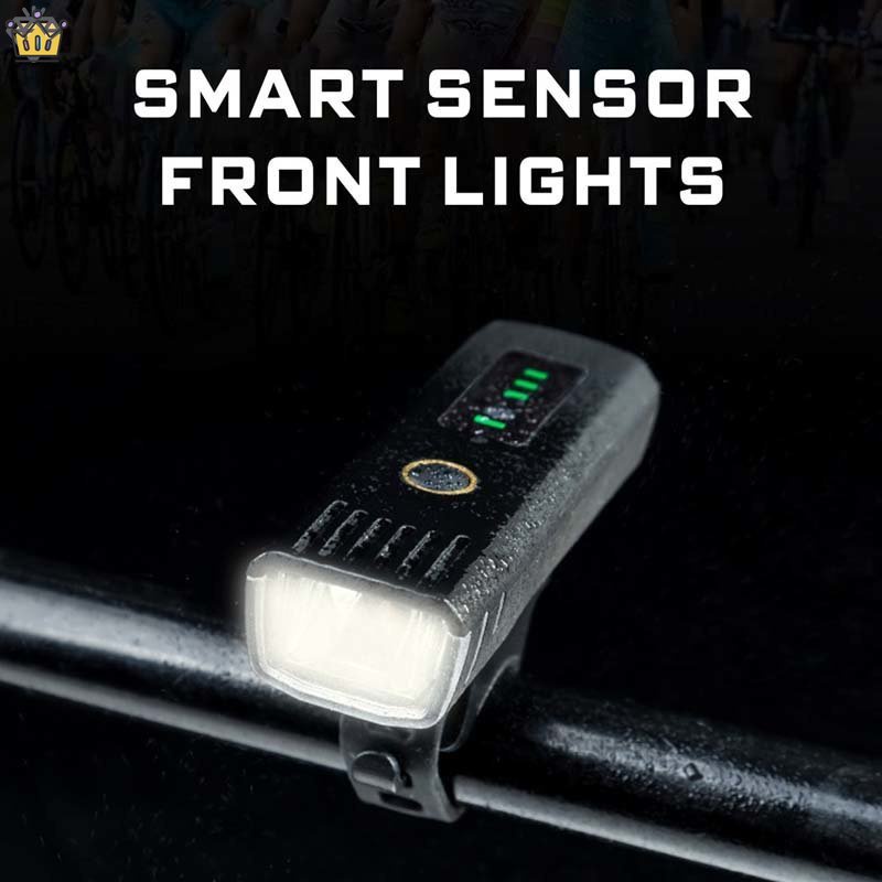 Đèn Led 4 Bóng Cảm Biến Thông Minh Chống Thấm Nước Có Thể Điều Chỉnh Độ Sáng Cho Xe Đạp | Đèn Đuôi Xe Đạp 4 Kiểu IPX5 Wate JP5VN