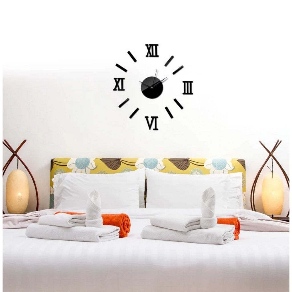 Đồng Hồ Dán Tường Tráng Gương JP6
