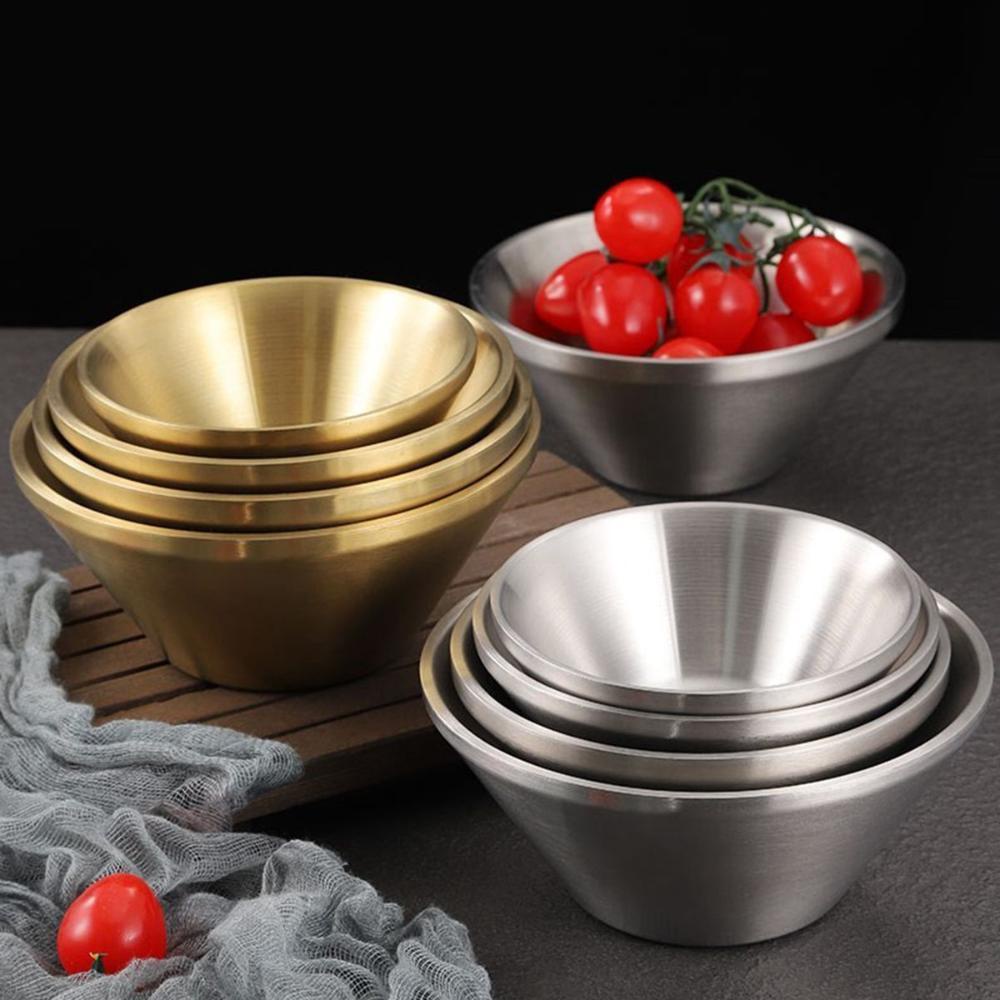 Tô Đựng Kem / Salad Hình Chữ V Bằng Thép Không Gỉ Tiện Dụng
