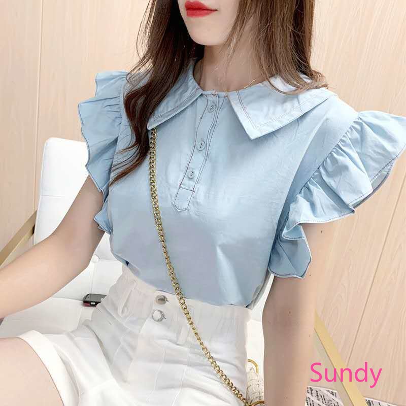 Plus Áo Sơ Mi Ngắn Tay Dáng Rộng Thời Trang Mùa Xuân Dành Cho Nữ