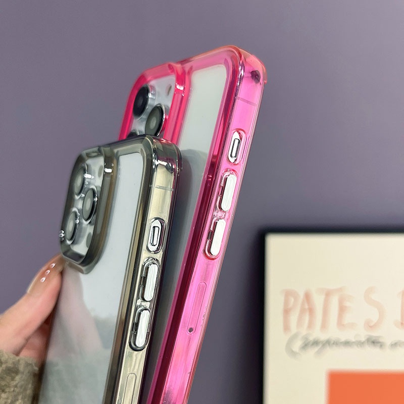 Ốp Điện Thoại Silicon Chống Sốc Nhiều Màu Sắc Cho iPhone 14 13 12 11 Pro Promax X XR XSMax